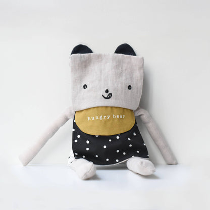 Bear Flippy Friend - Organic Cotton Soft Toy Doll