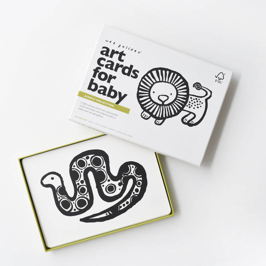 Art Cards for Baby - Jungle Animals - Infant Flash Cards