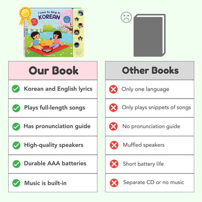 I Love to Sing in Korean: Children's Songs (Songbook)