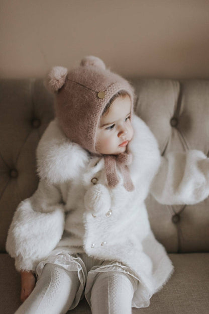 Cashmere Teddy Hat