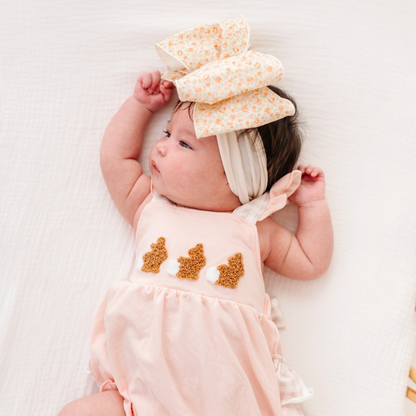 Baby Bling® Faux Silk Big Classic Bow on soft nylon headband