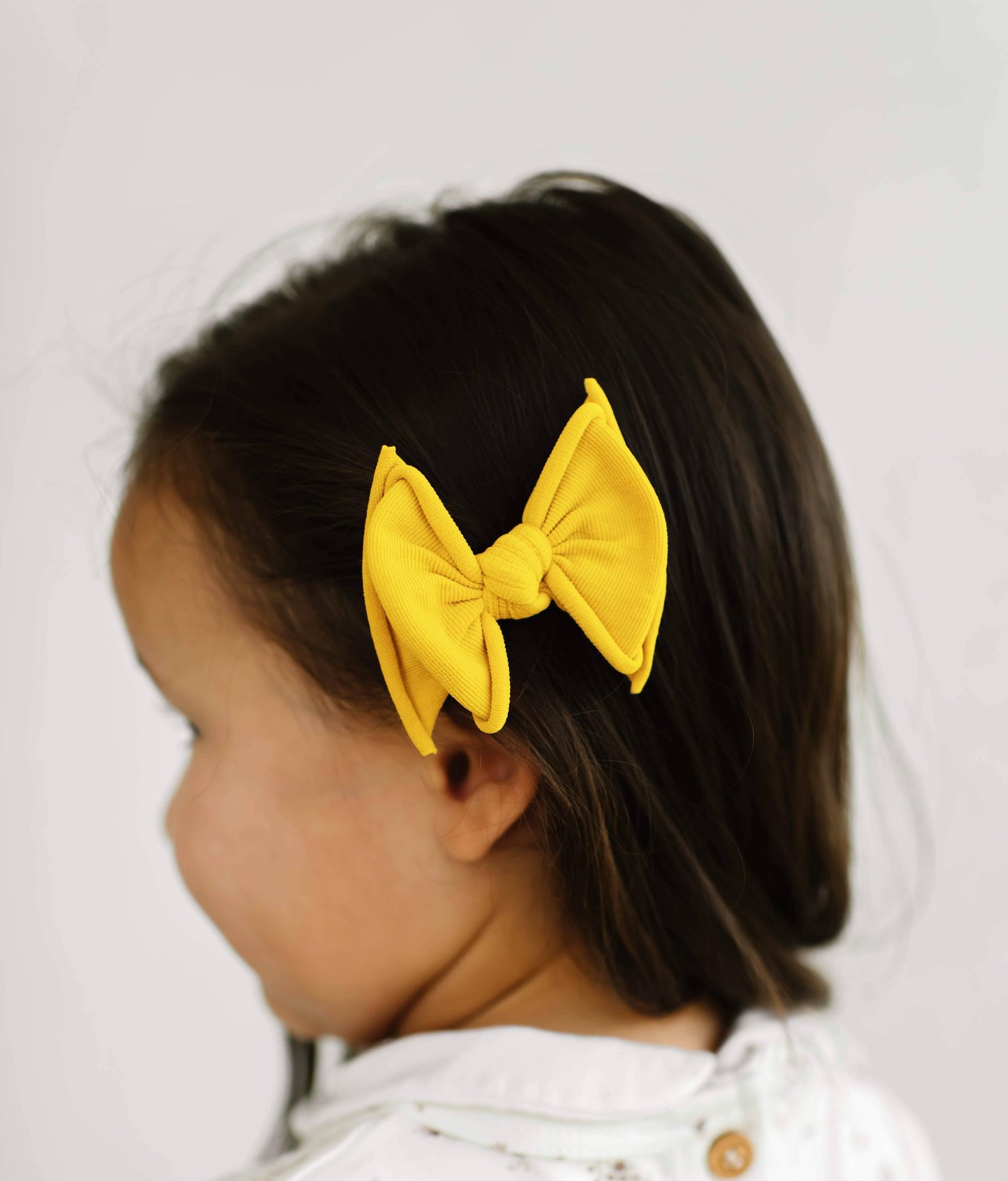 Baby Bling® 2-Pack Baby FAB® Clips soft nylon bow hair clips