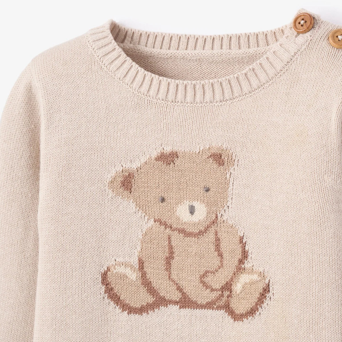 Elegant Baby TEDDY BEAR KNIT JUMPSUIT