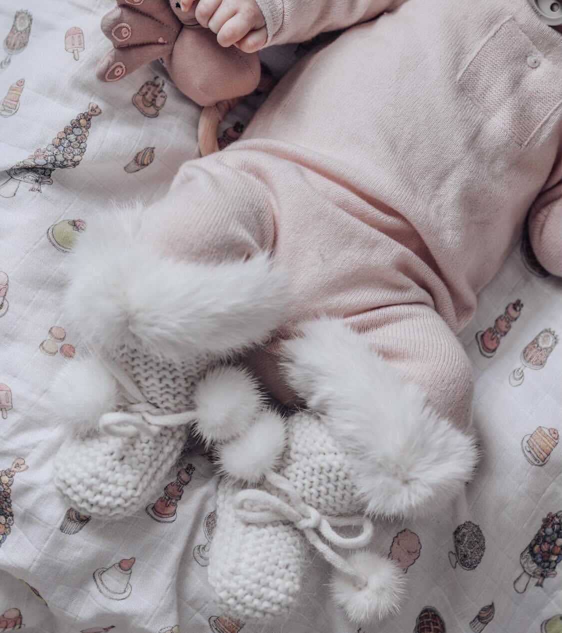 Angora Valenki Booties: Medium