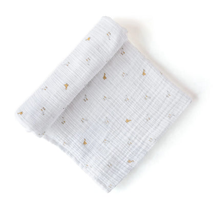 Organic Cotton Muslin Swaddle