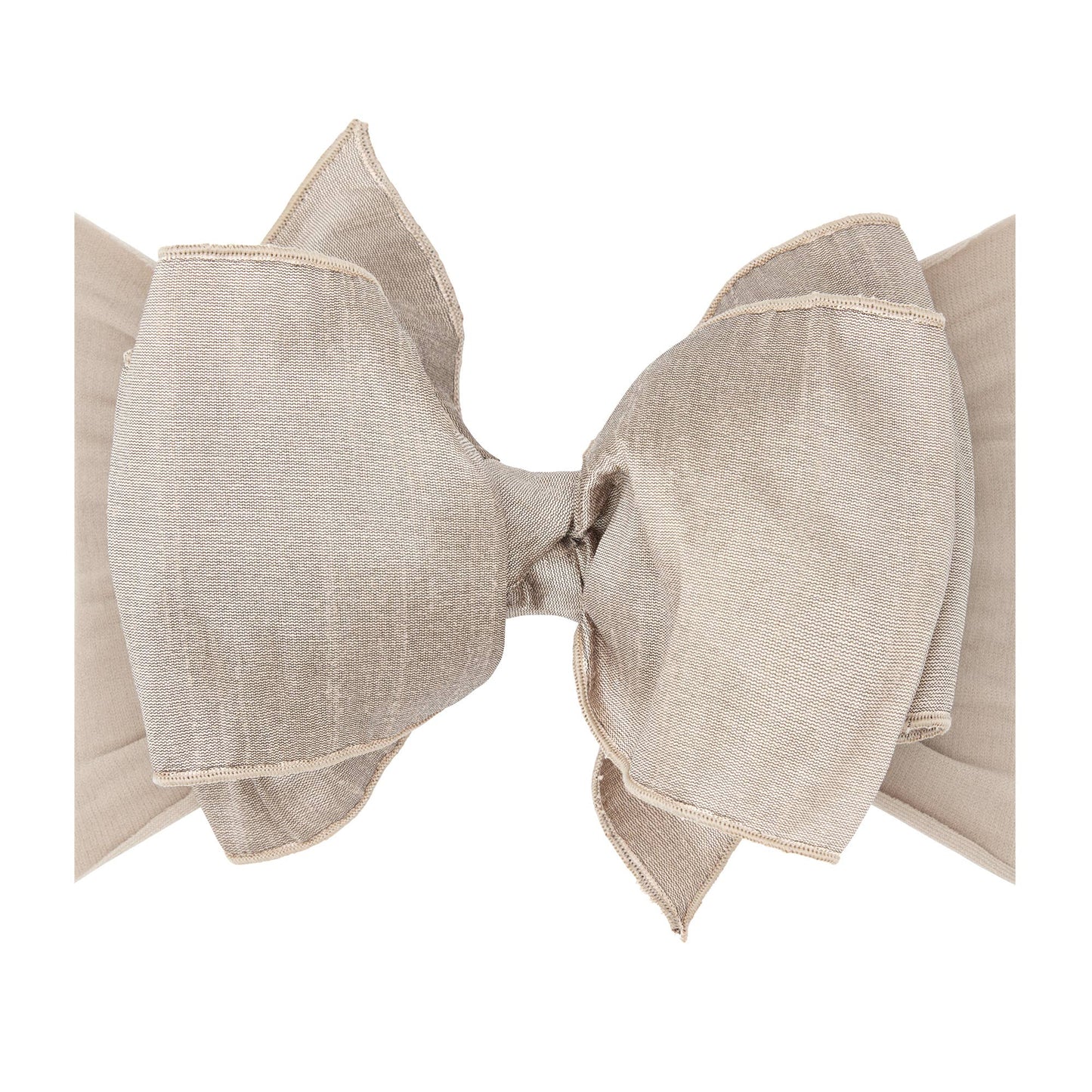 Baby Bling® Faux Silk Big Classic Bow on soft nylon headband