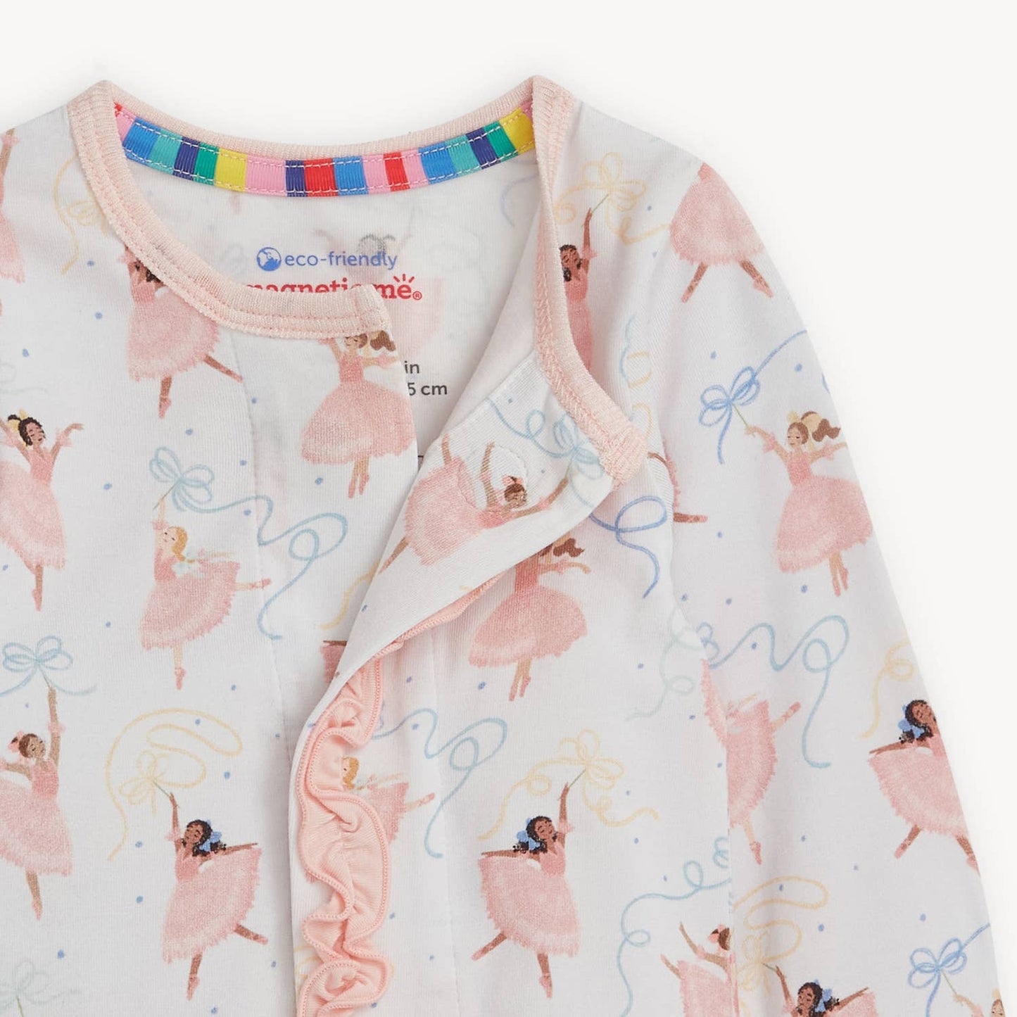 PRETTY PLIES MODAL FOOTIE W/ RUFF