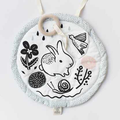 Organic Activity Pad for Baby - Bunny, Bird, Flower