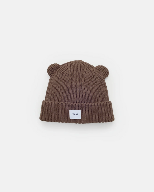 Bear Beanie • Chunky Brown
