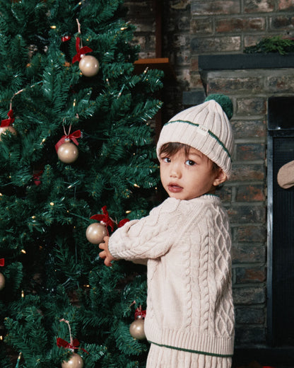 7AM Ribbed Cotton Beanie • Holiday