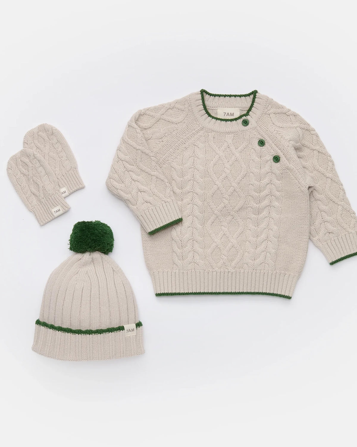 7AM Ribbed Cotton Beanie • Holiday