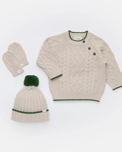 7AM Ribbed Cotton Beanie • Holiday