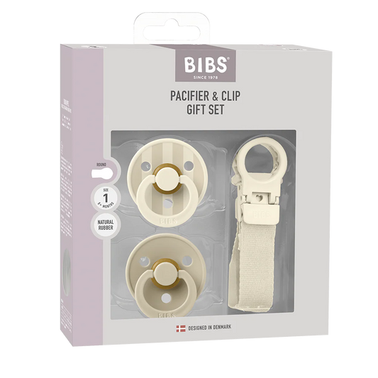 Colour Pacifier & Loop Clip Gift Set