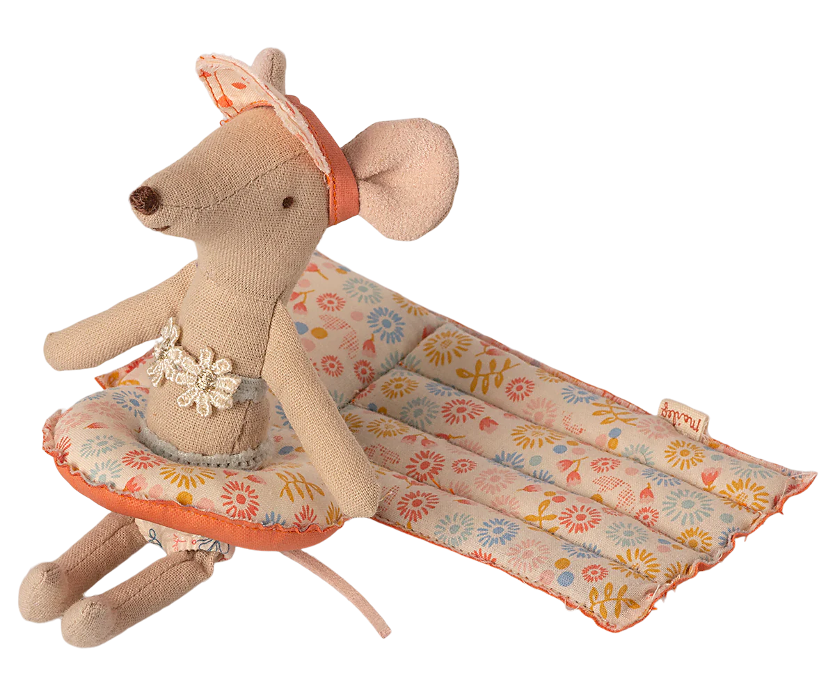 Maileg Tube, Small Mouse - Flower