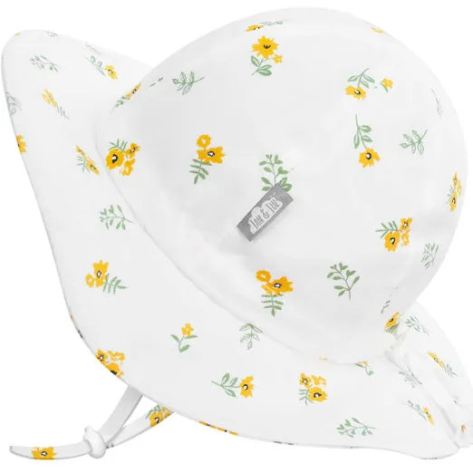 Cotton Adventure Hats | Yellow Flower