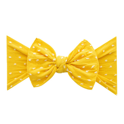 Baby Bling® Shabby Dot Knot soft nylon headband