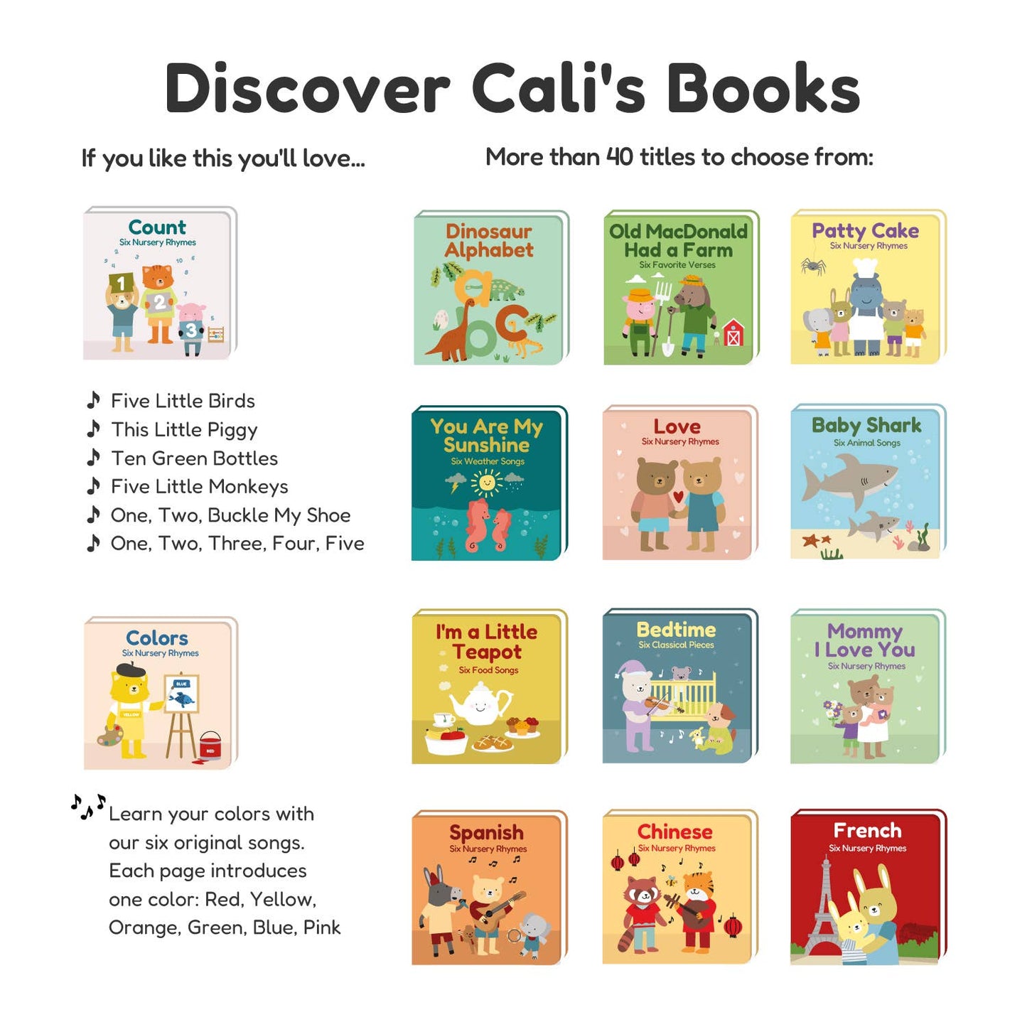 Cali's Books Sing The Alphabet