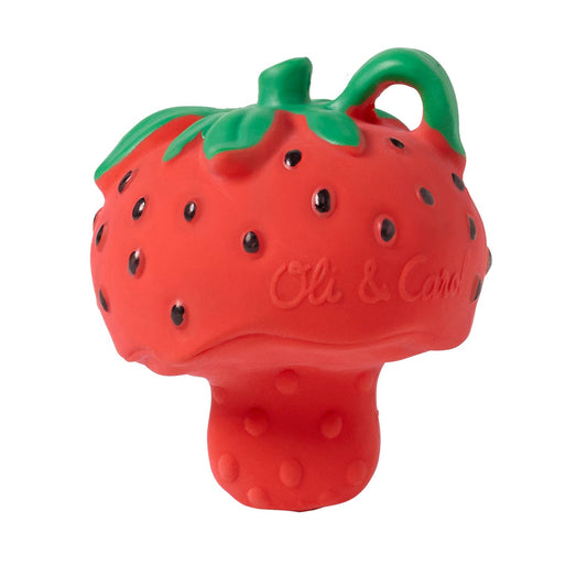 Oli & Carol Sweetie the Strawberry Natural Rubber Teether