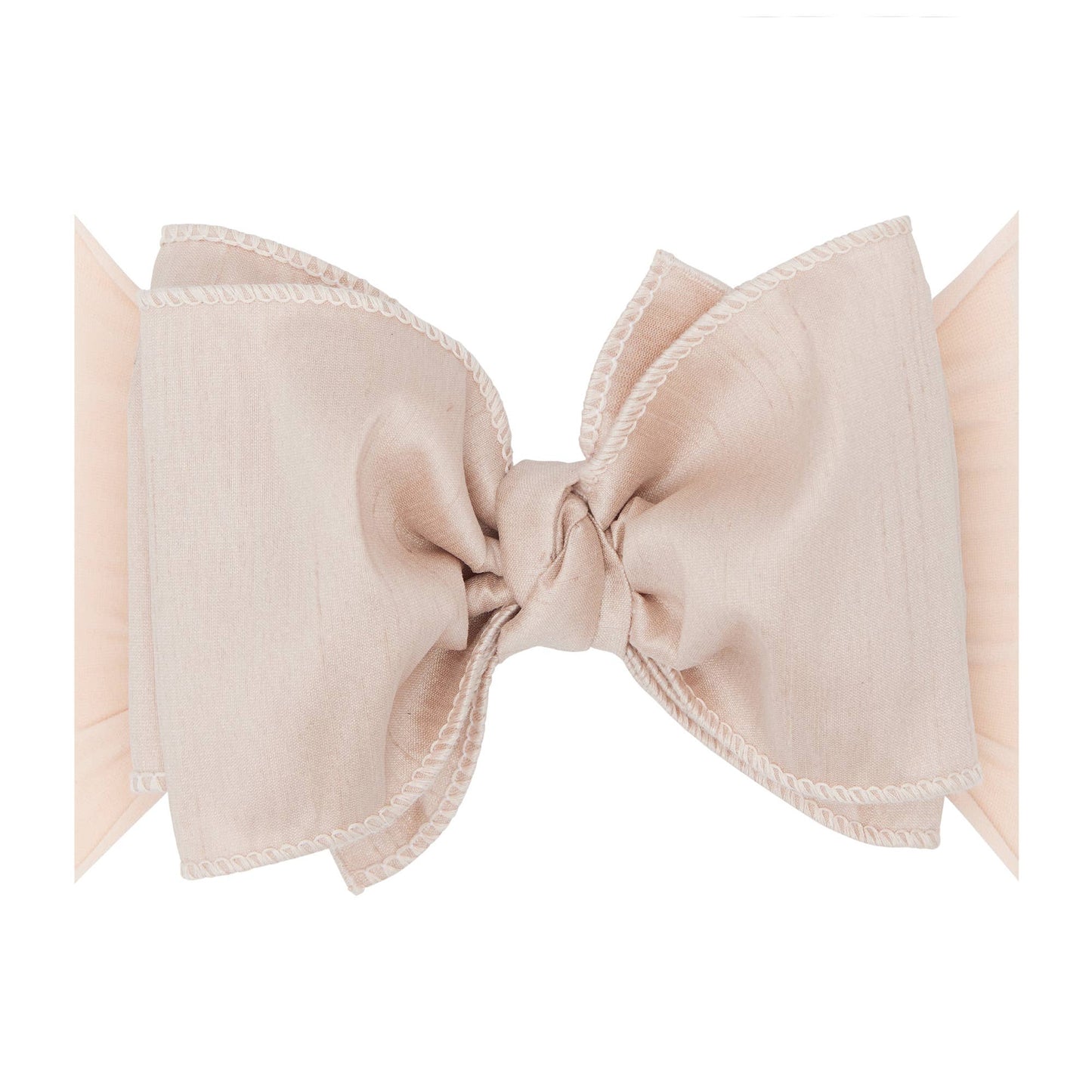 Baby Bling® Faux Silk Big Classic Bow on soft nylon headband
