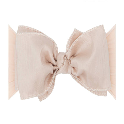 Baby Bling® Faux Silk Big Classic Bow on soft nylon headband