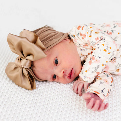 Baby Bling® - Satin FAB® soft nylon headband with satin bow
