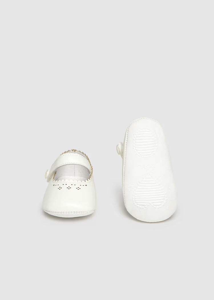 Newborn Girl Mary Janes 9092