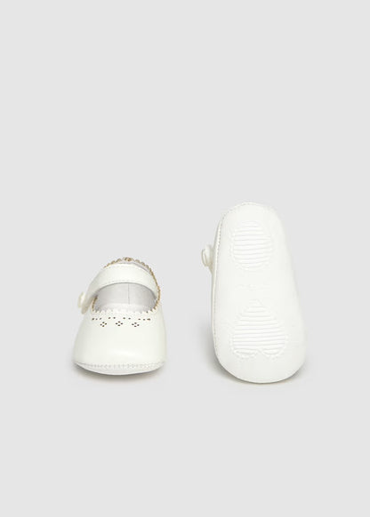 Newborn Girl Mary Janes 9092