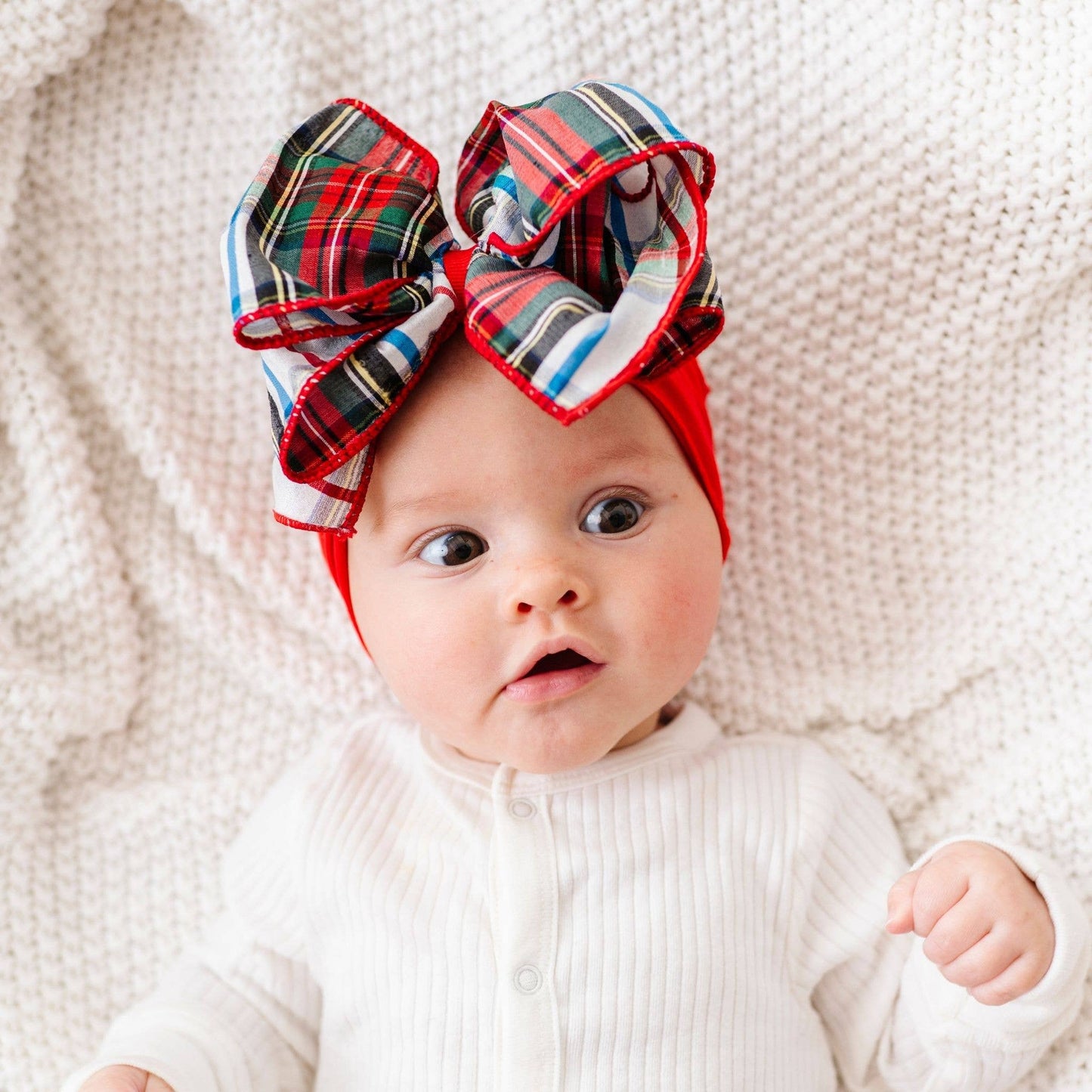 Baby Bling® Faux Silk Big Classic Bow on soft nylon headband
