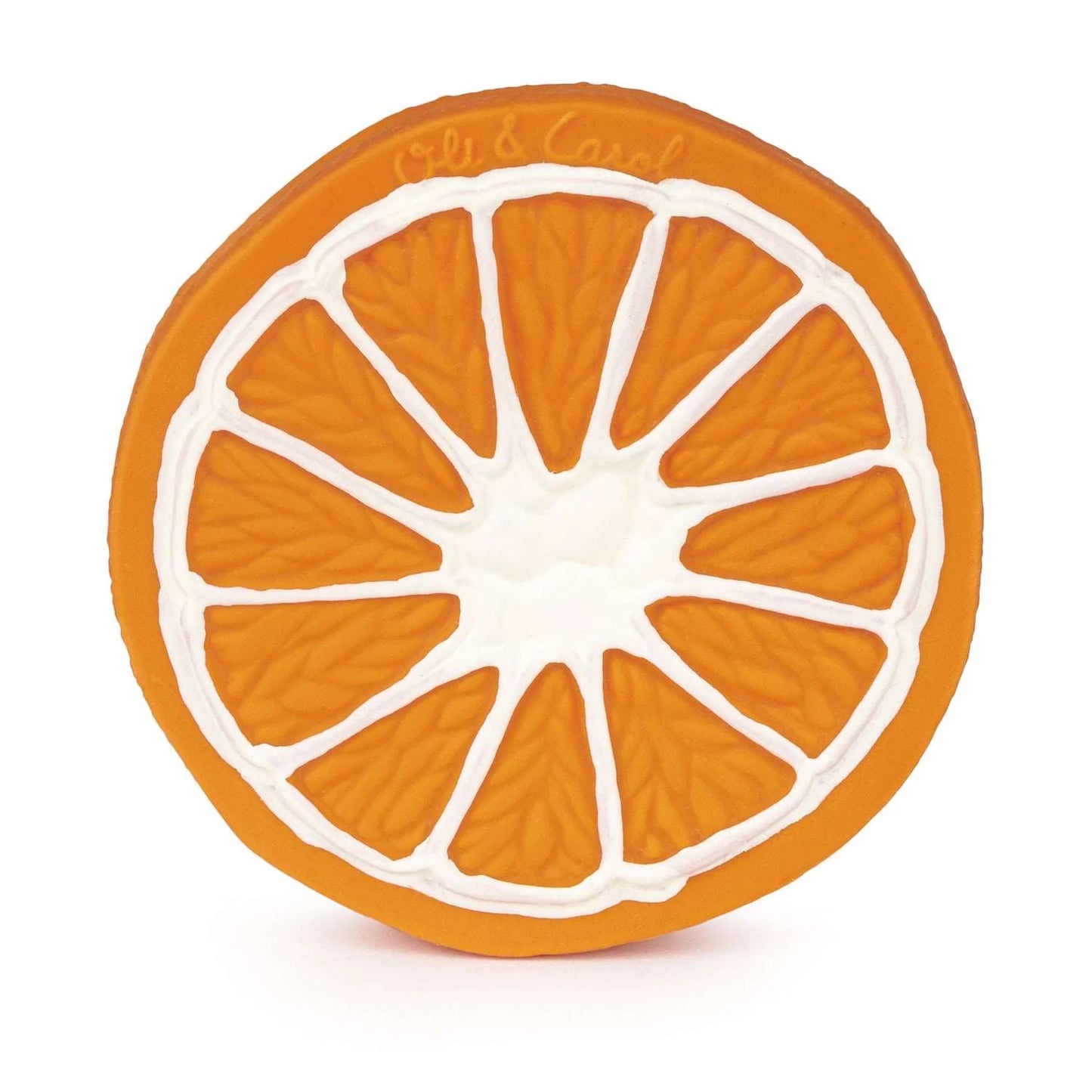 Clementino the Orange Natural Rubber Baby Teether