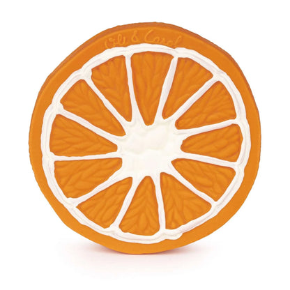 Clementino the Orange Natural Rubber Baby Teether