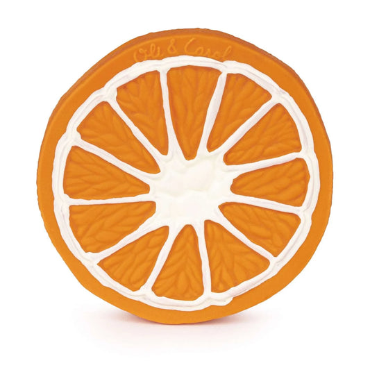 Clementino the Orange Natural Rubber Baby Teether