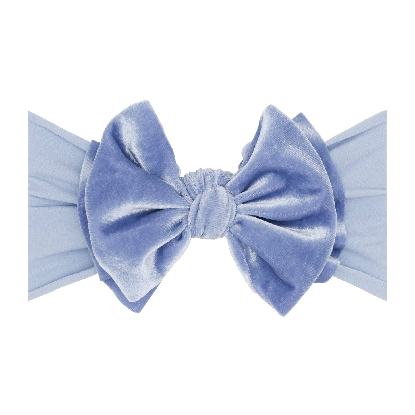 Baby Bling® Velvet FAB® soft nylon headband with velvet bow