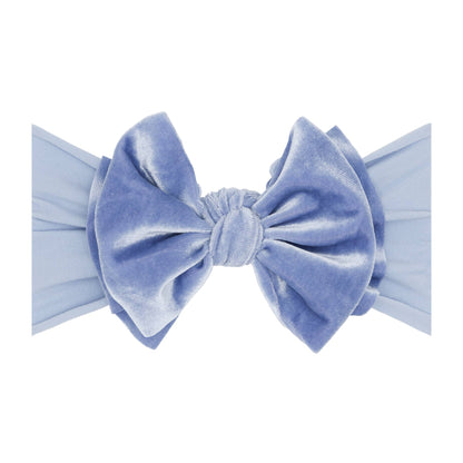 Baby Bling® Velvet FAB® soft nylon headband with velvet bow