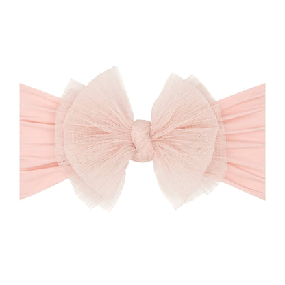 Baby Bling® - Tulle FAB® soft nylon headband with tulle bow
