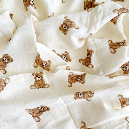 Bamboo Muslin Swaddle Baby Blanket