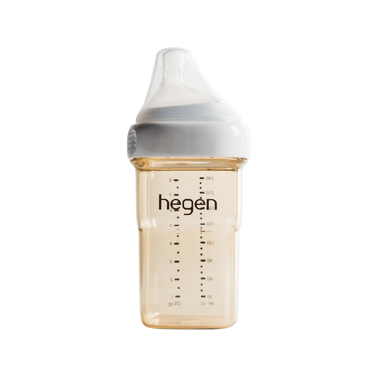 HEGEN PCTO™ 240ML/8OZ FEEDING BOTTLE PPSU WITH MEDIUM FLOW NIPPLE (3 TO 6 MONTHS)