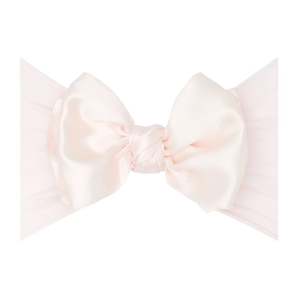 Baby Bling® - Satin FAB® soft nylon headband with satin bow