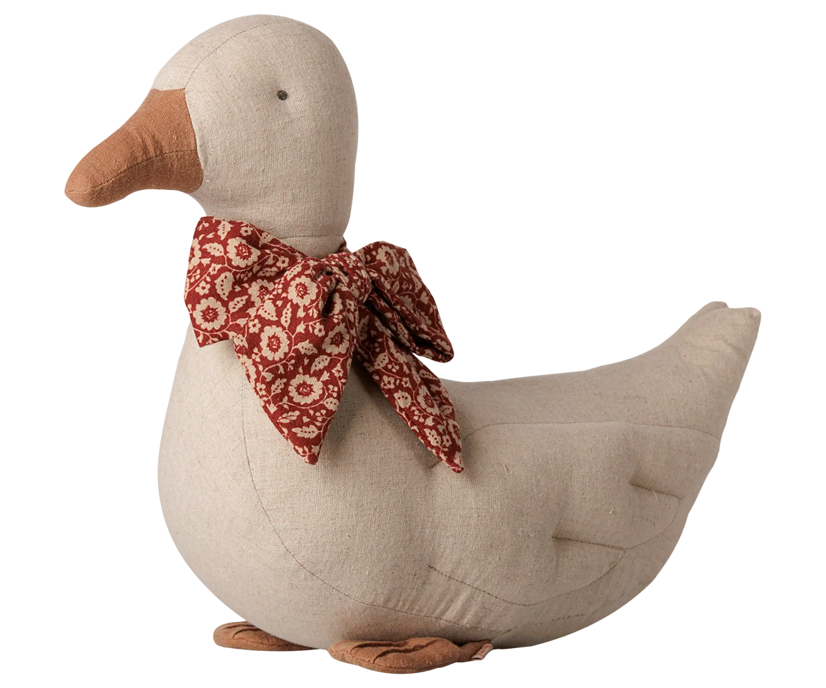 Duck with Bow - Sand