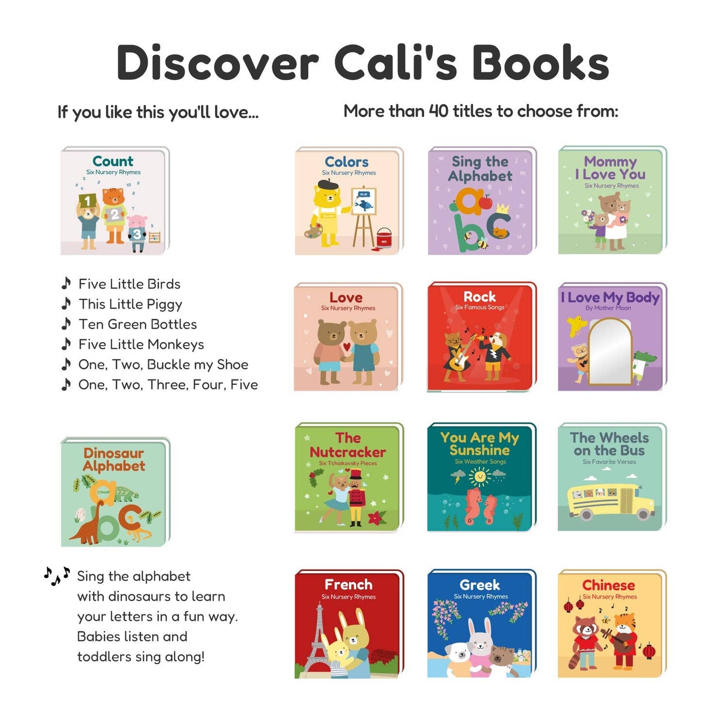 Cali's Books Children Shapes Musical Book - Learning Books