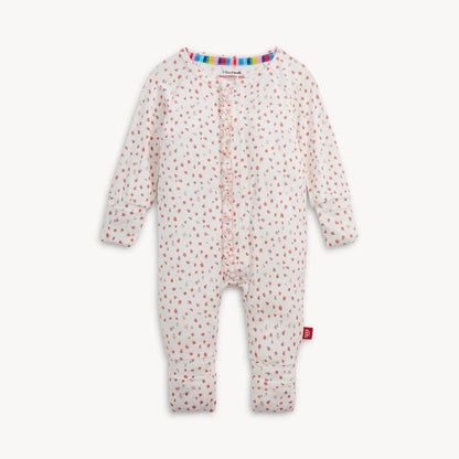 APPLE BLOSSOM MODAL RUFFLE CONV COVERALL