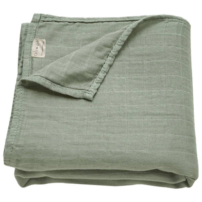 Ali+Oli Bamboo Muslin Swaddle Baby Blanket