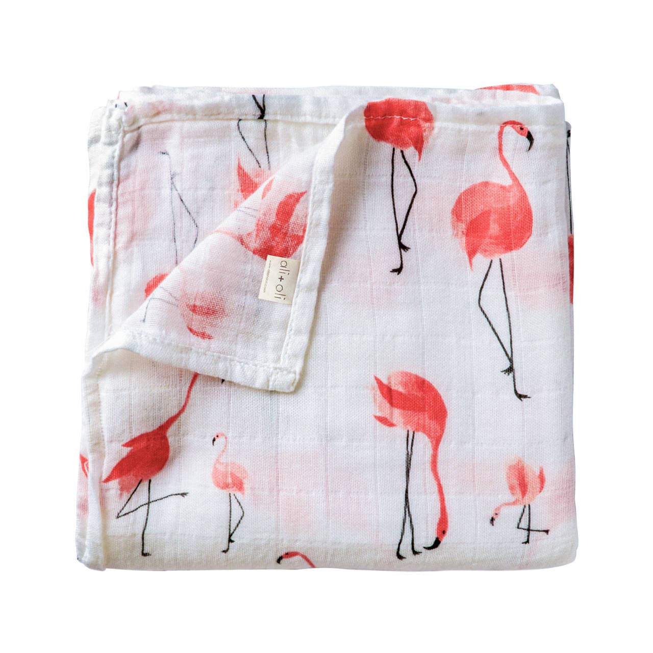 Ali+Oli Bamboo Muslin Swaddle Baby Blanket