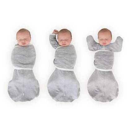 Organic Omni Swaddle Sack, Heathered Gray
