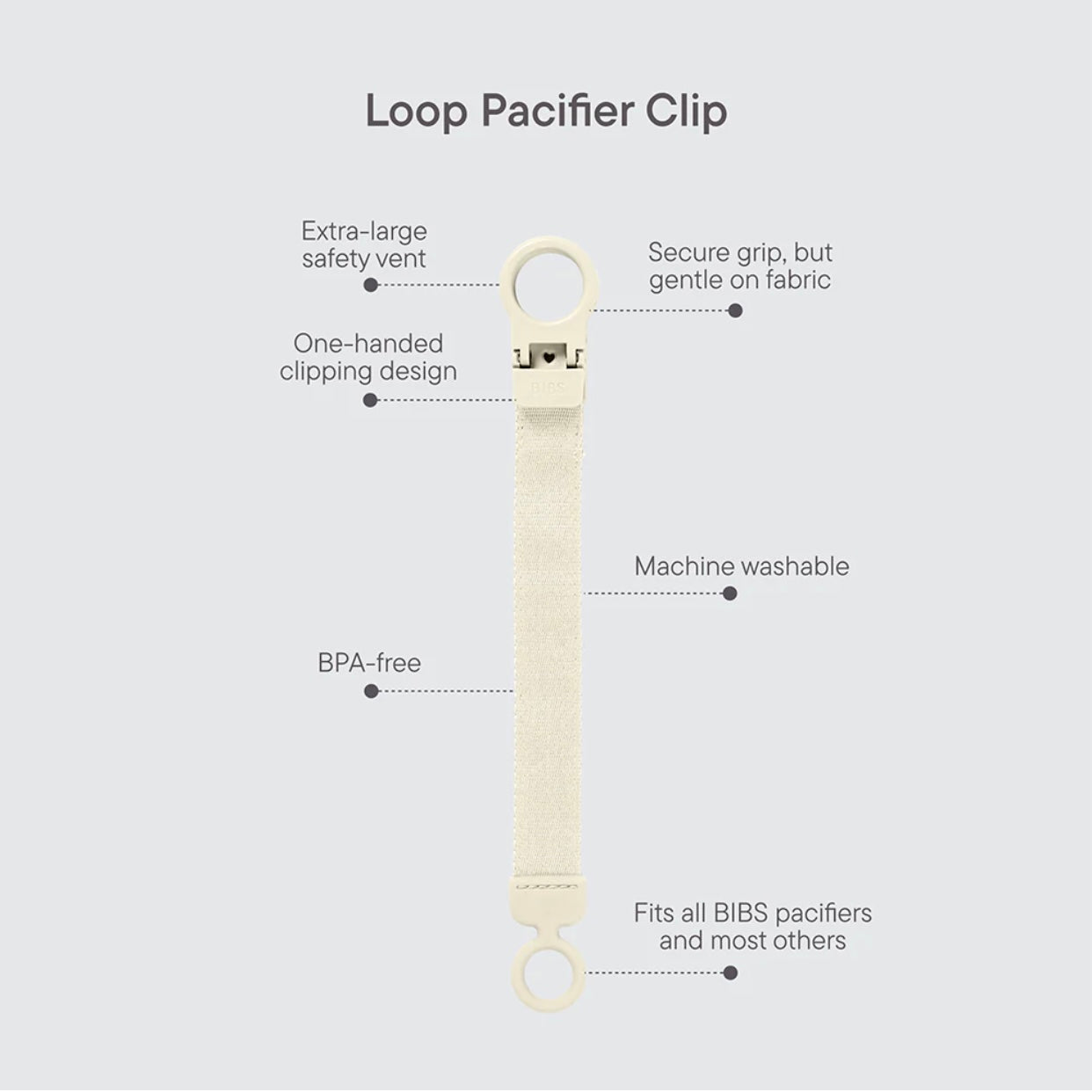 Pacifier Clip Loop
