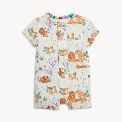 LION KING MODAL SHORT SLEEVE ROMPER