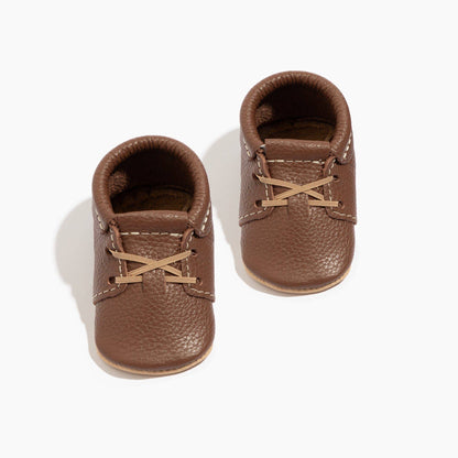Chestnut Oxford Baby Shoe: Soft Sole