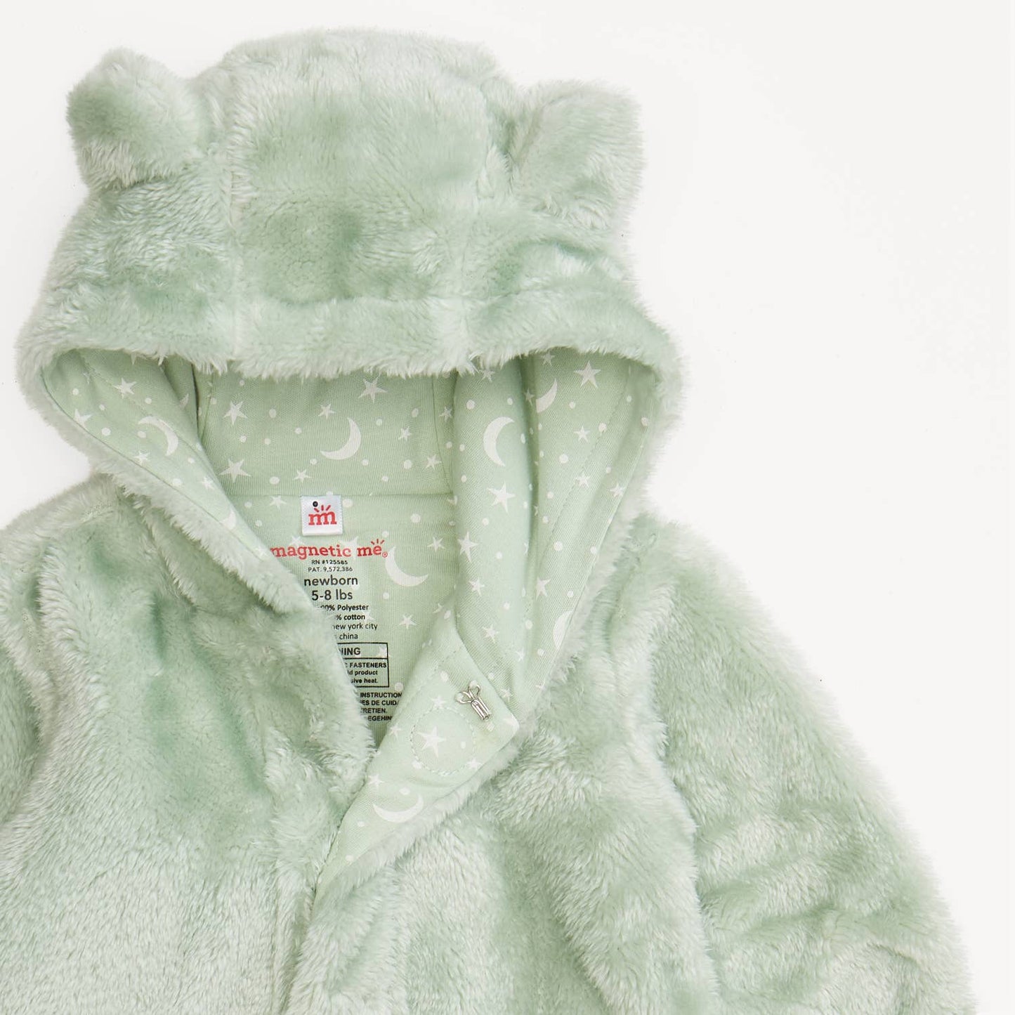 SOFT SPRUCE MINKY BEAR FOOTIE