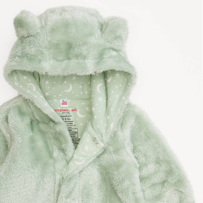 SOFT SPRUCE MINKY BEAR FOOTIE