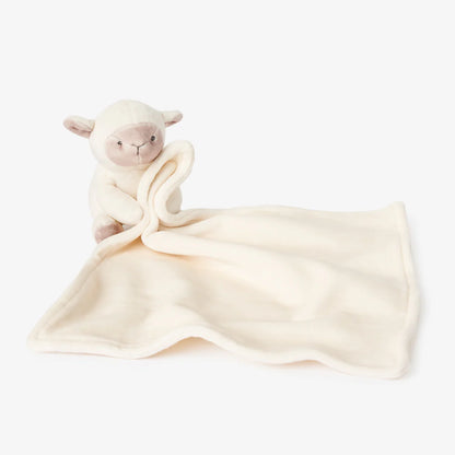 CREAM LOVIE LAMB SECURITY BLANKIE W/ GIFT BOX