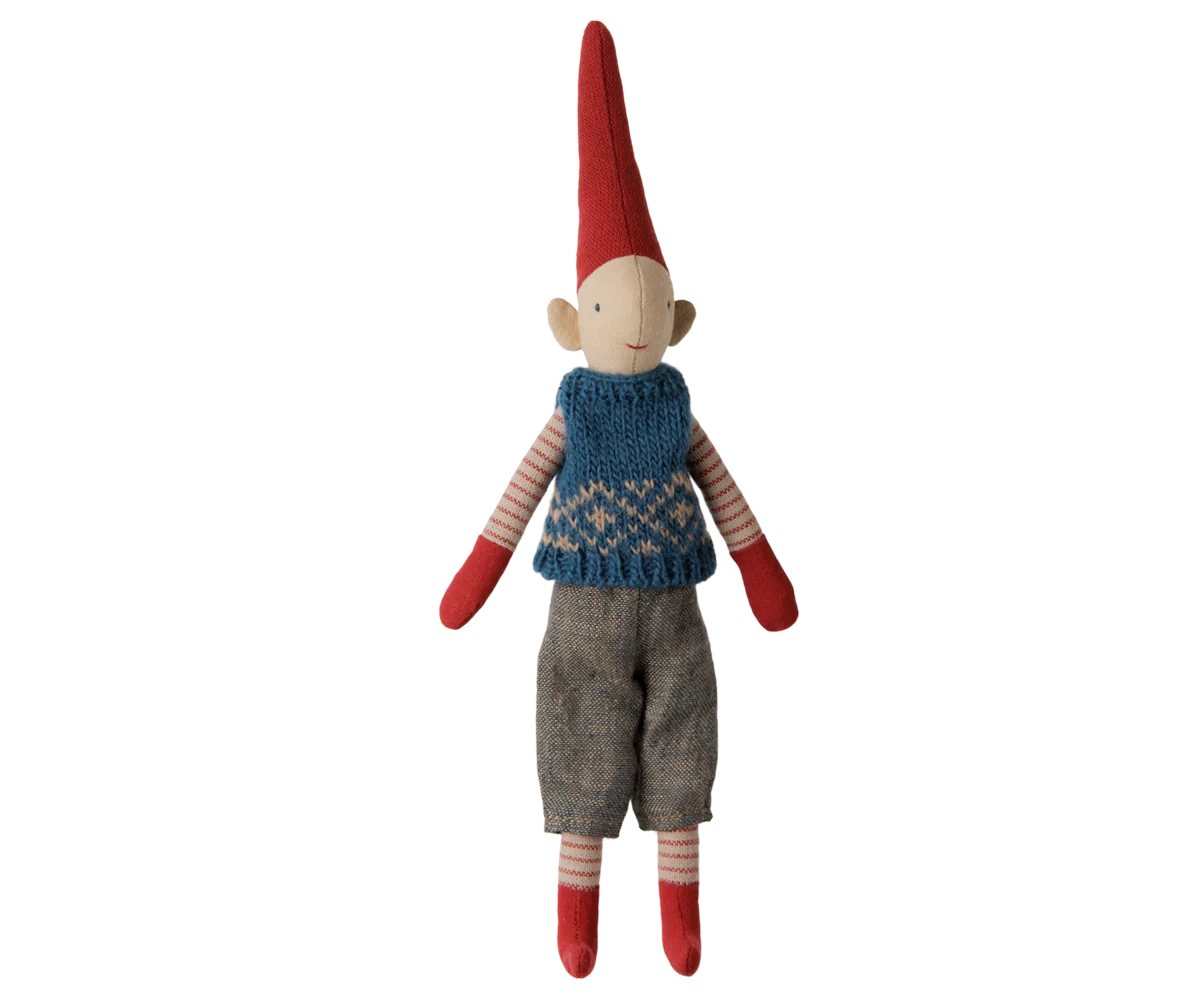 Pixy, Size 1 - Boy - Blue Knitted Vest